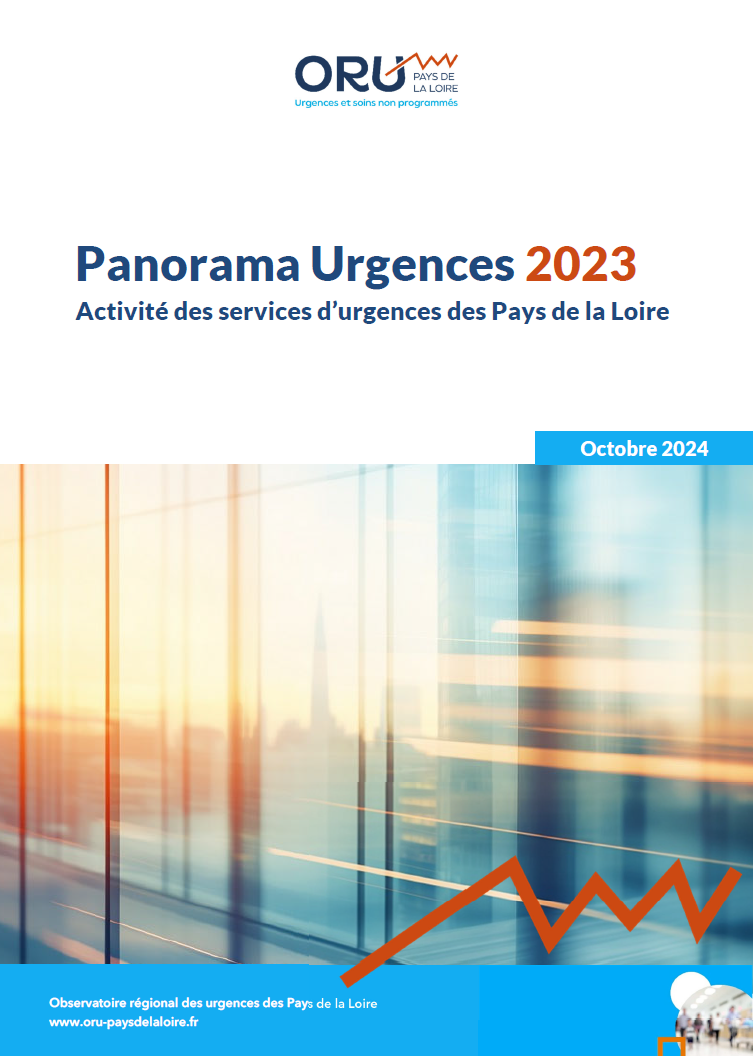 Panorama Urgences 2023. Activité des services d’urgences des Pays de la Loire