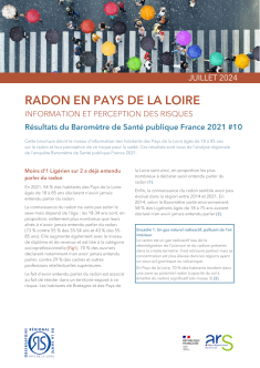 Radon en Pays de la Loire. Information et perception des risques. Résultats du Baromètre de Santé publique France 2021